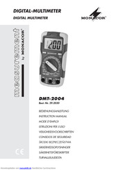 Monacor DMT-2004 Bedienungsanleitung