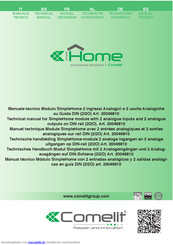 Comelit SimpleHome 2 Technisches Handbuch