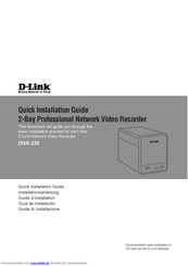 D-Link DNR-326 Installationsanleitung