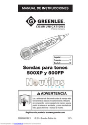 Greenlee 500FP Bedienungsanleitung