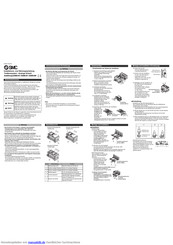 SMC EX600-AX Serie Installations- Und Wartungsanleitung