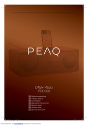 Peaq PDR300 Bedienungsanleitung