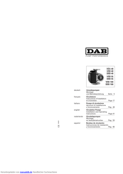 DAB VEA 40 Montage- Und Betriebsanleitung