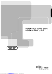 Siemens Fujitsu D1173 Technisches Handbuch