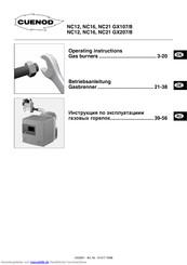 Cuenod NC16 GX207/8 Betriebsanleitung