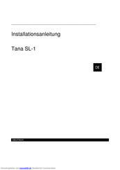 EC Living Tana SL-1 Installationsanleitung