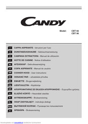 Candy CBT 66 Gebrauchsanweisung
