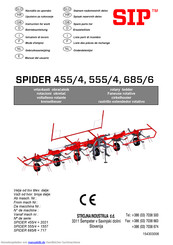 SIP SPIDER 455/4 Betriebsanleitung