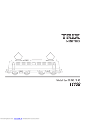 Trix 11128 Bedienungsanleitung