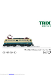 Trix 16103 Bedienungsanleitung