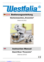 Westfalia Powermix Bedienungsanleitung