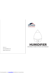Aennon Ultrasonic Humidifier Bedienungsanleitung