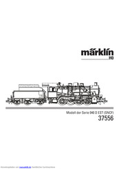 marklin H0 040 D EST SNCF Series Anleitung
