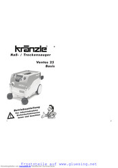 Kranzle Ventos 25 Basic Betriebsanleitung