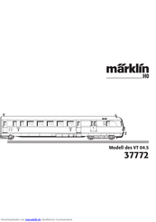 marklin H0 VT 04.5 Bedienungsanleitung