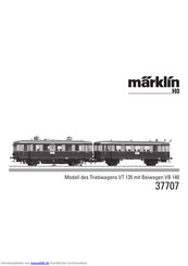 marklin H0 VT 75.9 Bedienungsanleitung