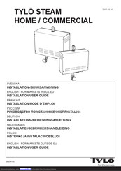 Tylo STEAM COMMERCIAL Installations & Bedienungsanleitung