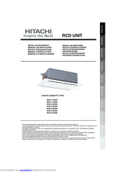 Hitachi RCD-1.5FSN Installationsanleitung