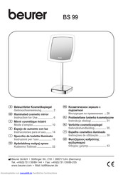 Beurer BS 99 Gebrauchsanweisung