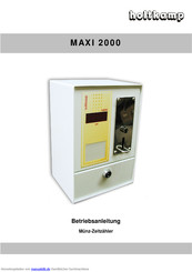 Holtkamp MAXI 2000 Betriebsanleitung
