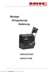 ABIC Brennertechnik Compact NOVA 211 GAS Montage, Einregulierung Und Bedienung