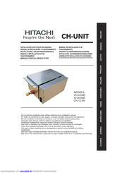 Hitachi CH-8.0NE Installations- Und Benutzerhandbuch