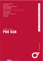 PRO Intellect Technology PRO 4006CC KGB Gebrauchsanweisung