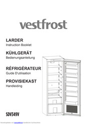 Vestfrost SDV349V Bedienungsanleitung