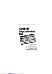 Saitek Competition Pro Game Clock Bedienungsanleitung