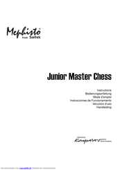 Saitek Mephisto Junior Master Chess Bedienungsanleitung