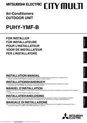 Mitsubishi Electric PUHY-YMF-B serie Installationshandbuch