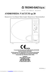 Tecno-gaz ANDROMEDA VACUUM xp 20 Benutzerhandbuch