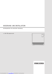 STIEBEL ELTRON ETA 150 electronic Bedienung Und Installation
