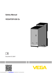 Vega VEGATOR 636 Ex Sicherheitshandbuch