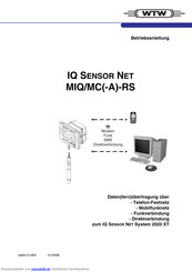 wtw IQ SENSOR NET System 2020 XT Betriebsanleitung