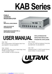 Ultrak KAB 2240 Installationsanleitung