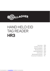 Gallagher HR3 Betriebsanleitung