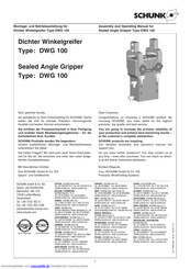 SCHUNK DWG 100 Montage- Und Betriebsanleitung