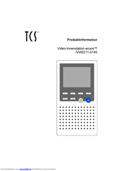 TCS ecoos IVW2211-0140 Produktinformation
