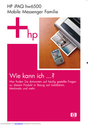 HP iPAQ hw6500 Handbuch