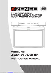 Zenec ZEM-W702RM Bedienungsanleitung