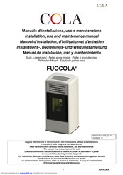 Cola FUOCOLA' Installations-, Bedienungs- Und Wartungsanleitung