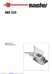 Master HBS 533 Bedienungsanleitung