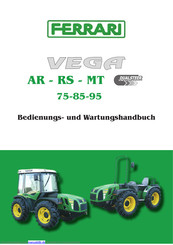 ferrari VEGA RS 95 Bedienungs- Und Wartungshandbuch