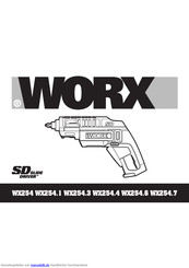 Worx WX254.7 Originalbetriebsanleitung