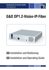 G&D DP1.2-Vision-IP-Series Installation Und Bedienung