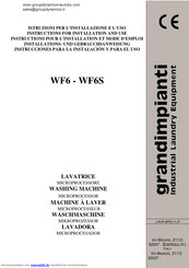 grandimpianti WF6S Gebrauchsanweisung