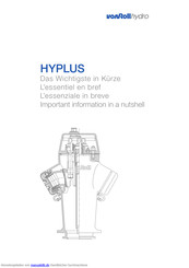 vonRoll hydro HYPLUS Montageanleitung