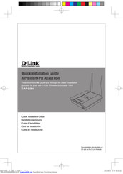D-Link DAP-2360 Installationsanleitung