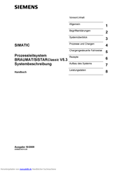 Siemens SIMATIC BRAUMAT/SISTAR Classic V5.3 Systembeschreibung
